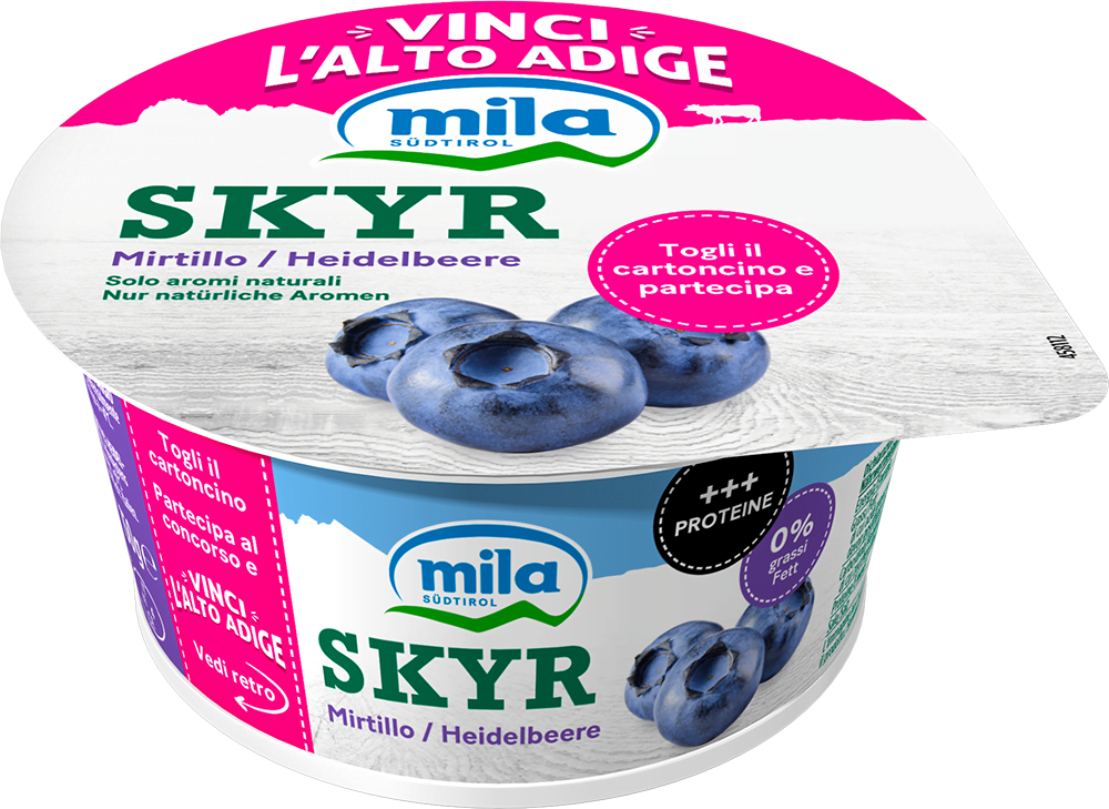 Mila SKYR al mirtillo